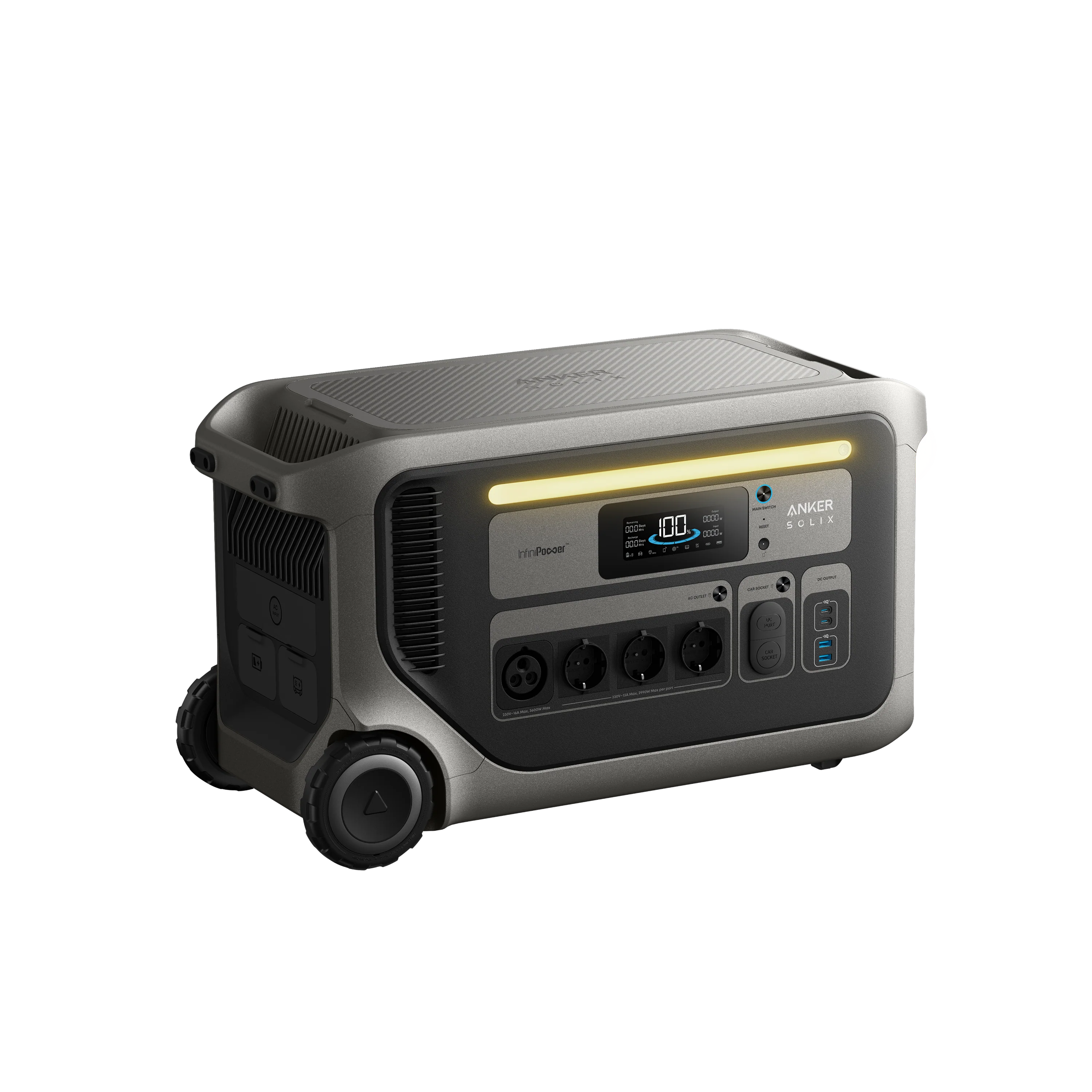 Anker SOLIX F3000 3072Wh Powerstation – Mobiler Energiespeicher für Notstromversorgung, Camping, Wohnmobil und Solarstrom
